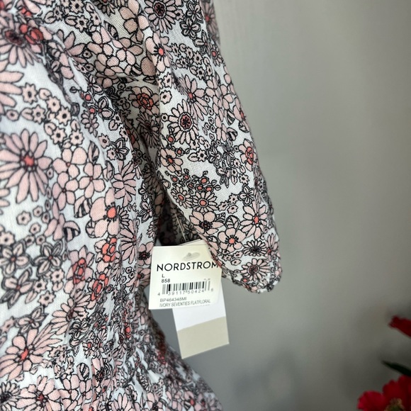 70s-style Floral Print Mini Dress - Picture 6 of 7